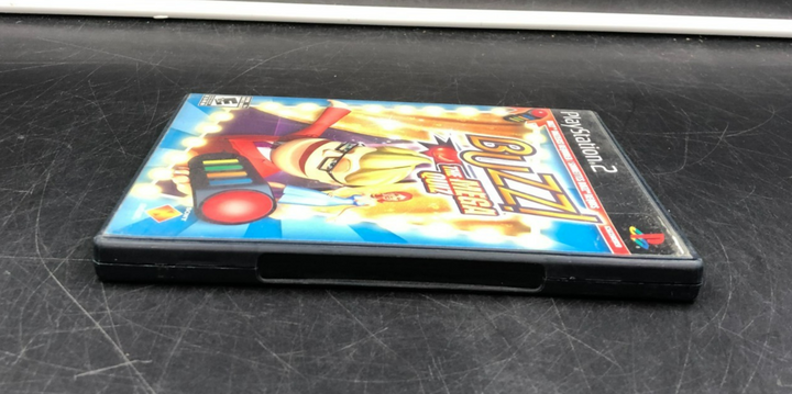 Buzz! The Mega Quiz (PlayStation 2, PS2) w/ EN/FR Manuals