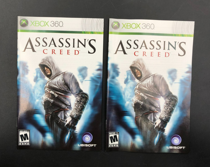 Assassin's Creed (Microsoft XBOX 360) w/ EN/FR Manuals