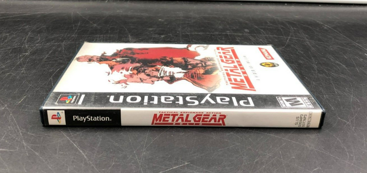 Metal Gear Solid (Sony PlayStation 1, PS1) 2-Disc in Long Case
