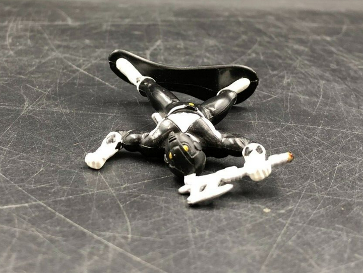 1993 Bandai Mighty Morphin Power Rangers - 3" Black Ranger Mini Figure