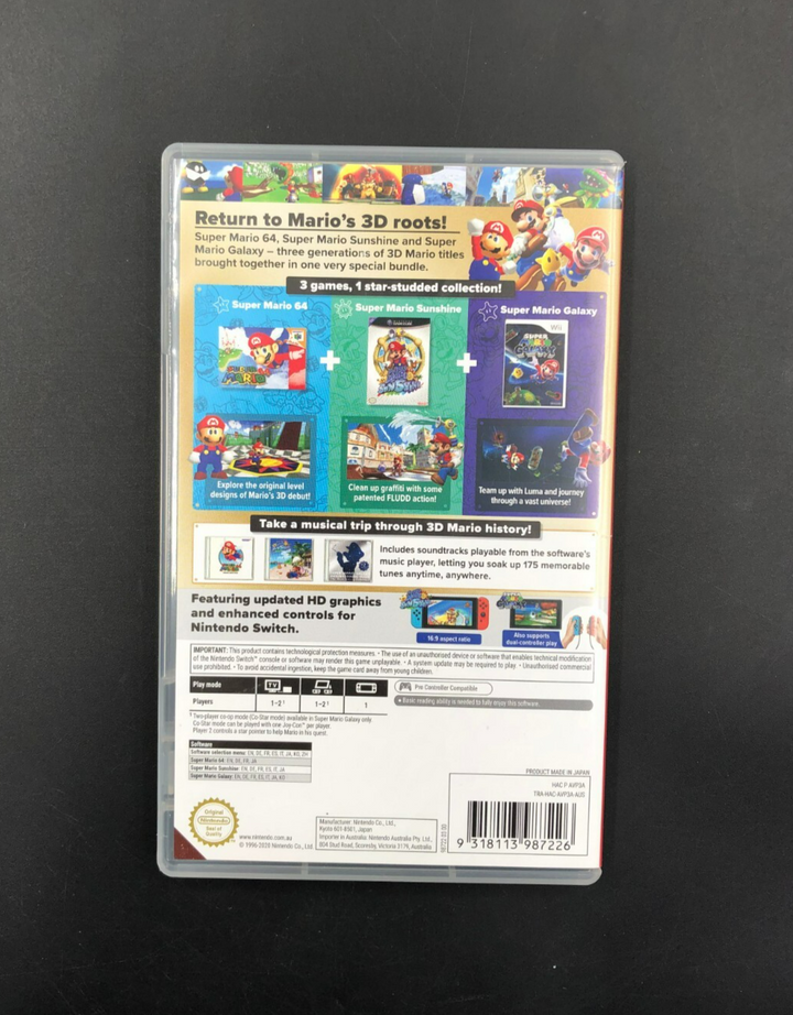 Super Mario 3D All-Stars - 64, Sunshine, Galaxy (Nintendo Switch) - Euro Version
