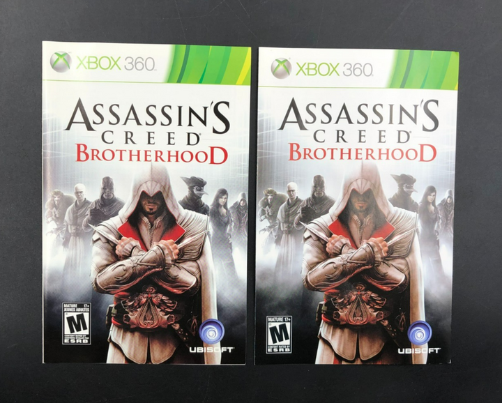 Assassin's Creed: Brotherhood (Microsoft XBOX 360) w/ EN/FR Manuals