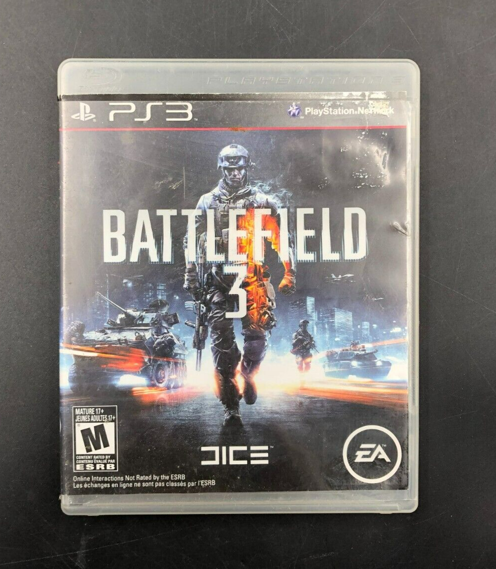 Battlefield 3 (PlayStation 3, PS3) w/ Manual + Insert - USED