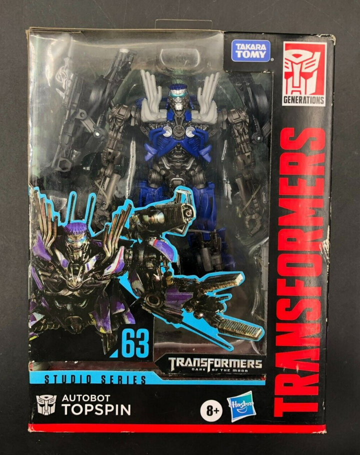 TOMY Studio Series #63 Transformers: Dark of the Moon Autobot Topspin Deluxe NEW