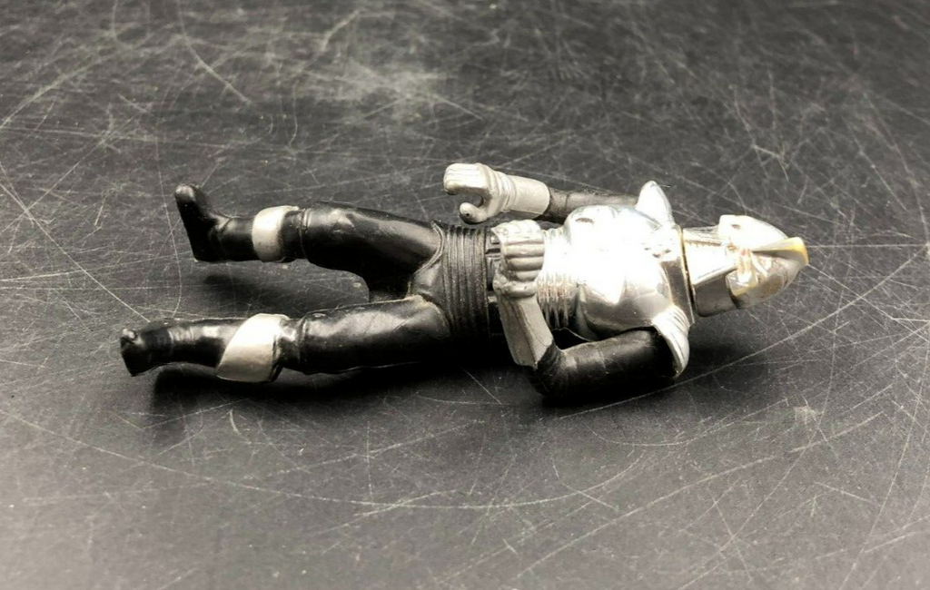 1978 Mattel Battlestar Galactica - 4.5" Cylon Commander Action Figure Chrome