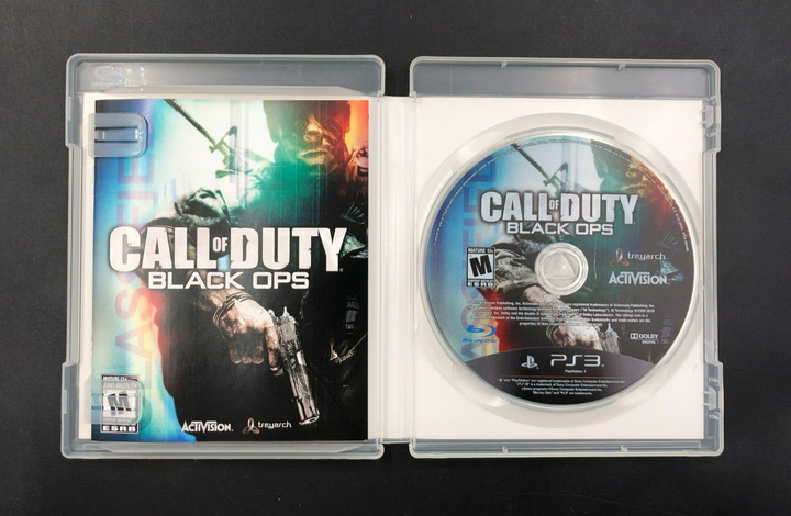 Call of Duty: Black Ops (Sony PlayStation 3, PS3) in Case w/ Manual