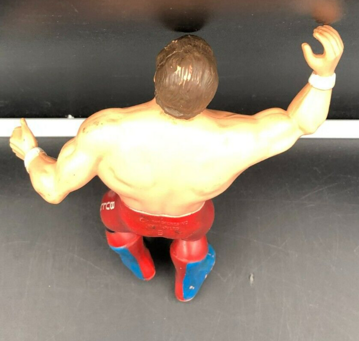 1986 Titan Sports LJN WWF 8" BRITISH BULLDOG DYNAMITE KID (Slicked Hair) Figure