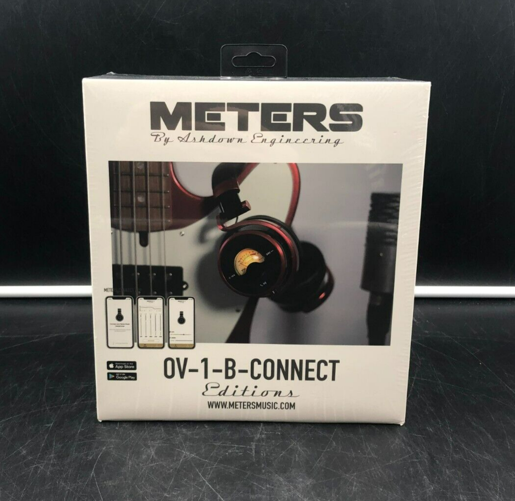 Meters By Ashdown Engineering OV-1-B-Connect ANC Bluetooth Headphones Red - NEW