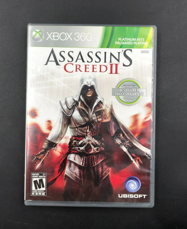 Assassin's Creed II - Platinum Hits (Microsoft XBOX 360) in Case w/ Manuals