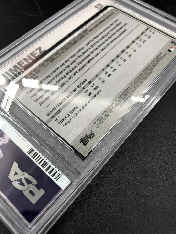 2019 Topps Series 2 No. 670 Eloy Jimenez RC Rookie Card PSA 10 GEM MINT