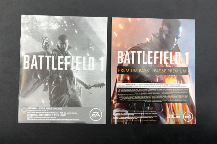 Battlefield 1 (Sony PlayStation 4, PS4) in Case w/ Inserts