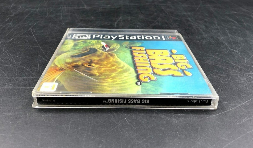Big Bass Fishing (Sony PlayStation, PS1) in Case w/ Manual