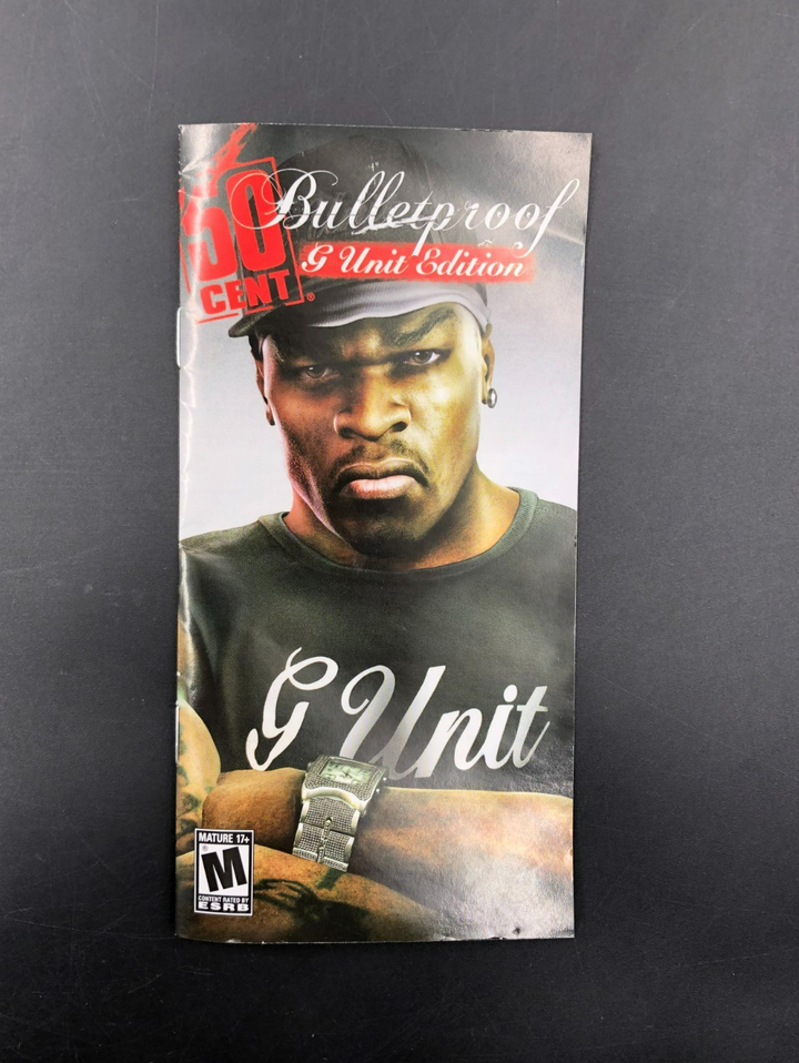 50 Cent: Bulletproof - G Unit Edition (PlayStation Portable, PSP) w/ Manual