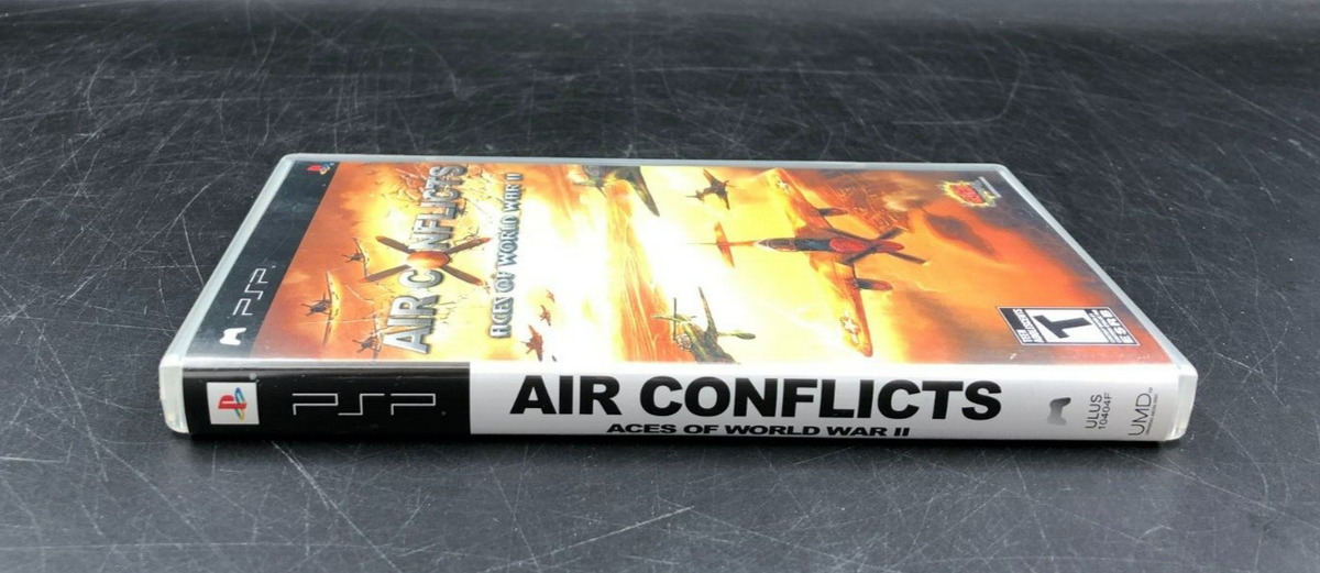 Air Conflicts: Aces of World War II (Sony PlayStation Portable, PSP) w/ Manual