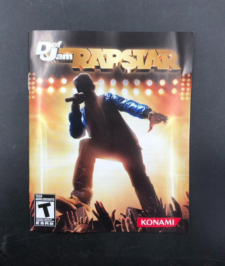 Def Jam Rapstar (PlayStation 3, PS3) w/ Manual