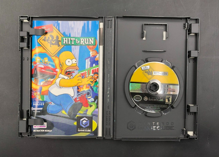 The Simpsons: Hit & Run (Nintendo GameCube) w/ Manual + Insert