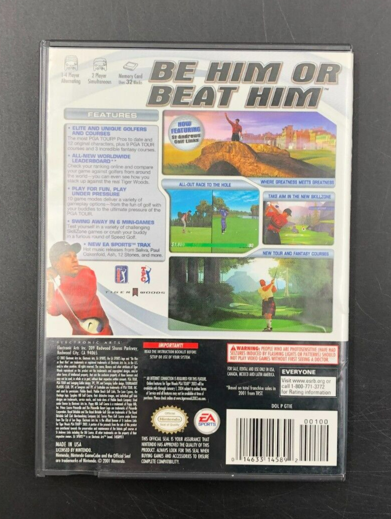 EA Sports Tiger Woods PGA Tour 2003 (Nintendo GameCube) w/ Manual