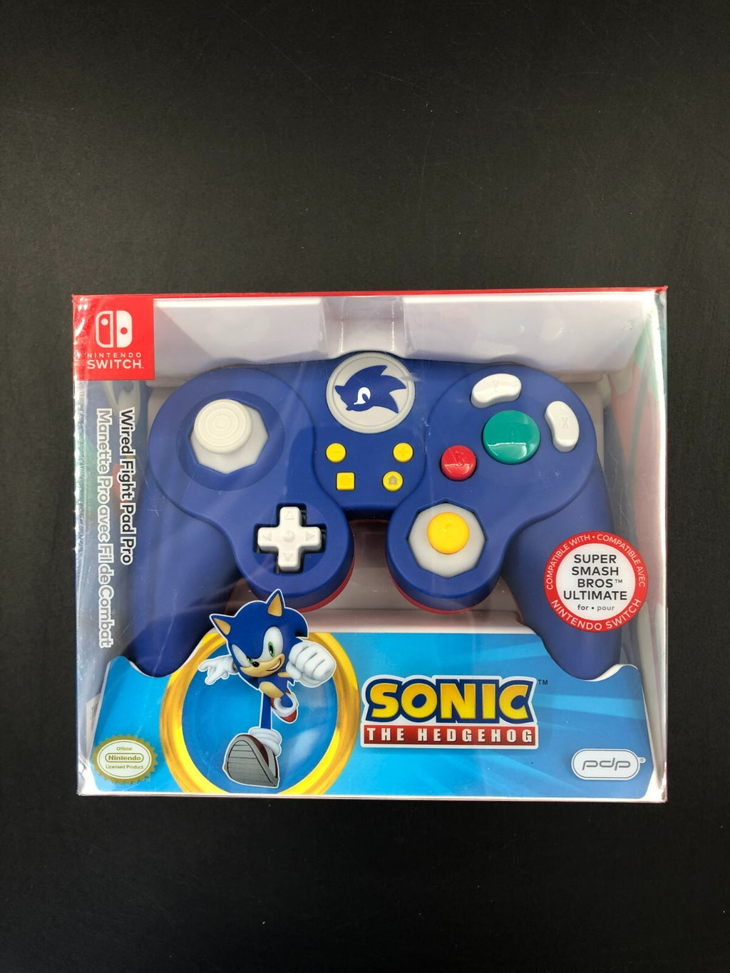 Nintendo Switch Wired Fight Pad Pro - Sonic the Hedgehog - NEW~~