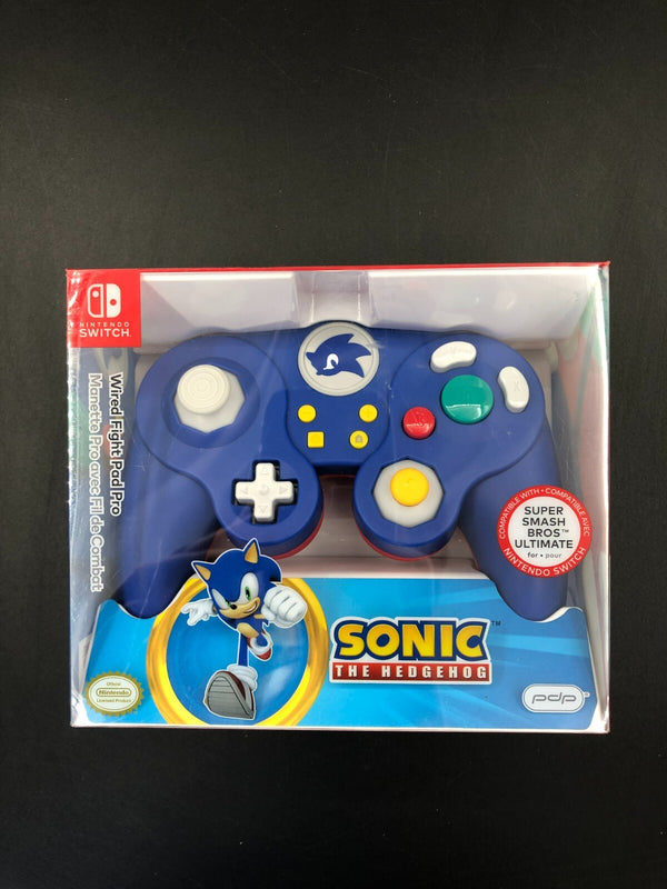 Nintendo Switch Wired Fight Pad Pro - Sonic the Hedgehog - NEW~~