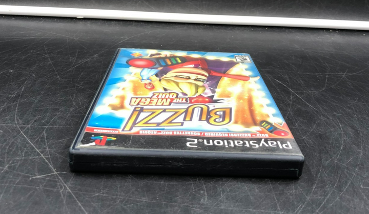Buzz! The Mega Quiz (PlayStation 2, PS2) w/ EN/FR Manuals