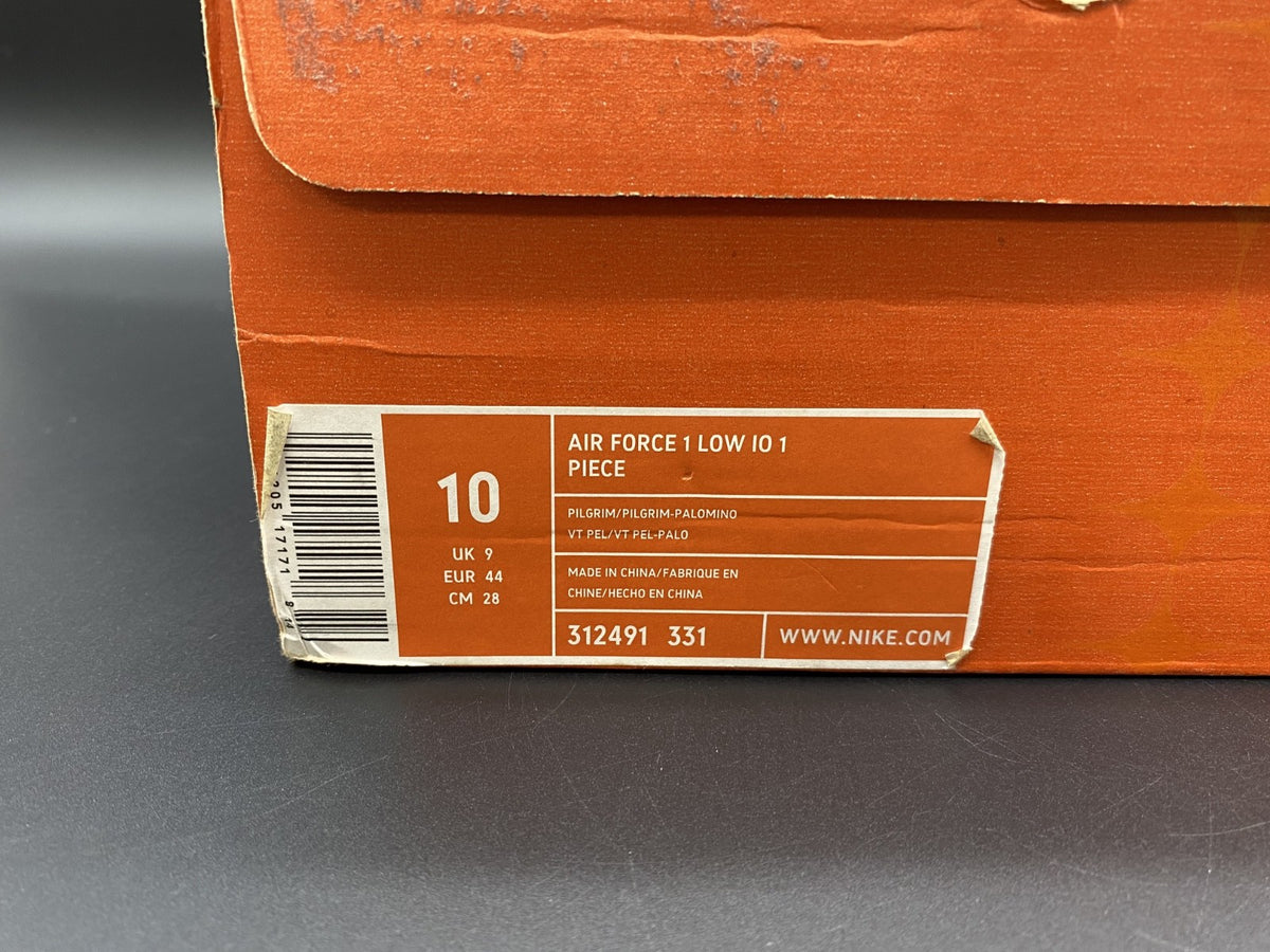 2005 Nike Air Force 1 Low IO 1 Piece PILGRIM Size 10M DS