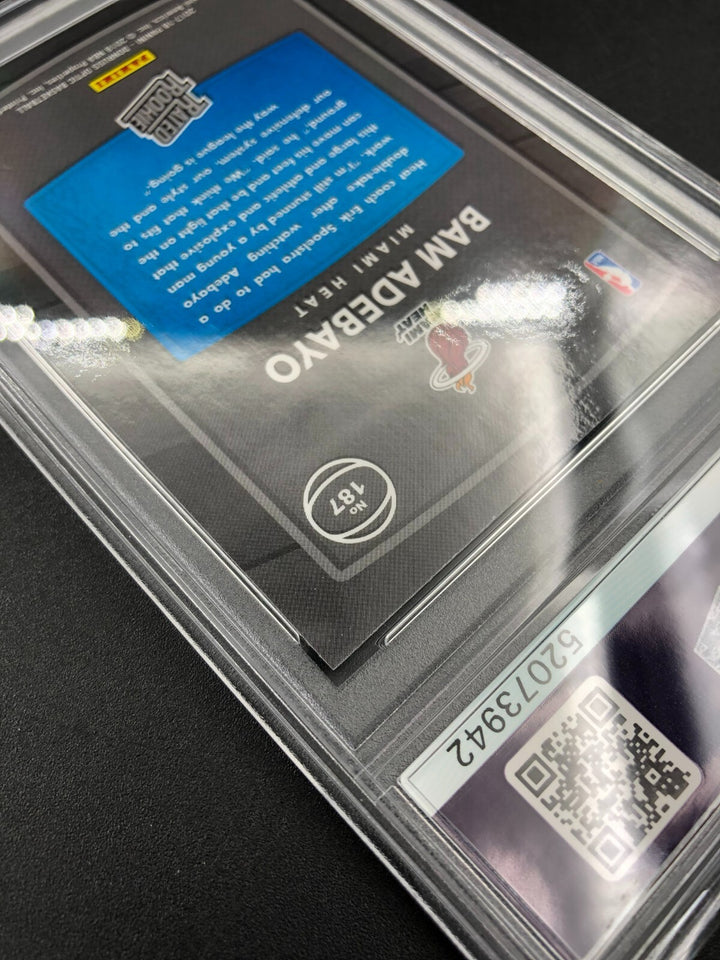 2017-18 Panini Donruss Optic Rated Rookie Bam Adebayo #187 PSA 9 MINT