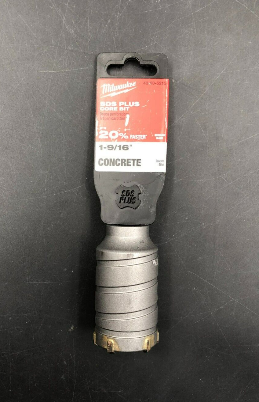 Milwaukee 48-20-5215 1-9/16" SDS Plus Core Bit for Concrete - NEW