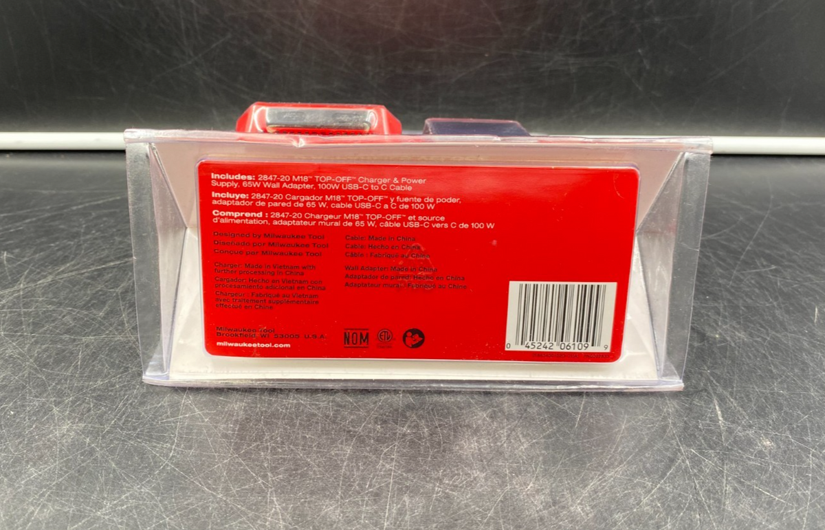 Milwaukee 2847-20 M18 Top-Off Charger & Power Supply - NEW