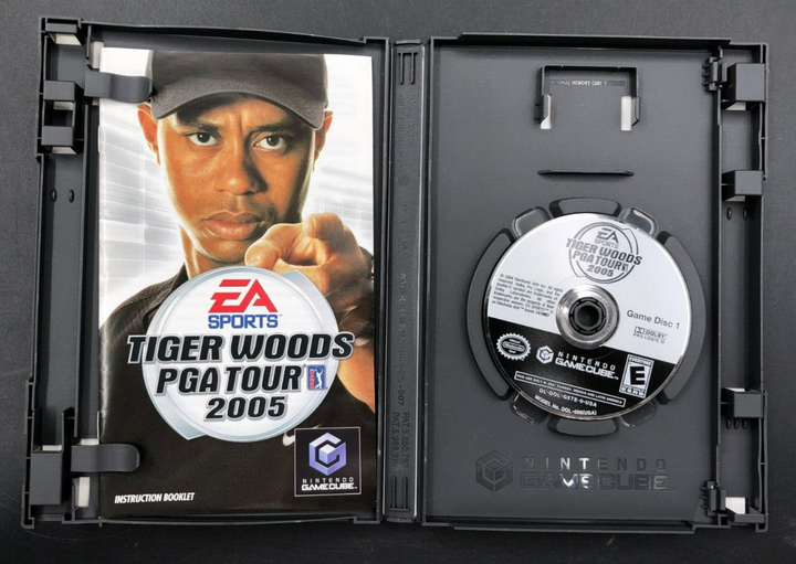 Tiger Woods PGA Tour 2005 Nintendo GameCube w/ Manual