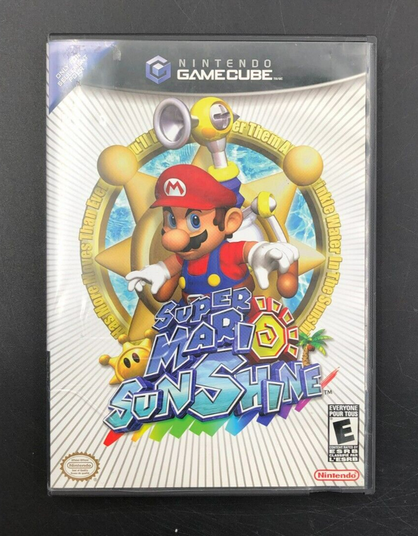 Super Mario Sunshine (Nintendo GameCube) w/ Incomplete Manual
