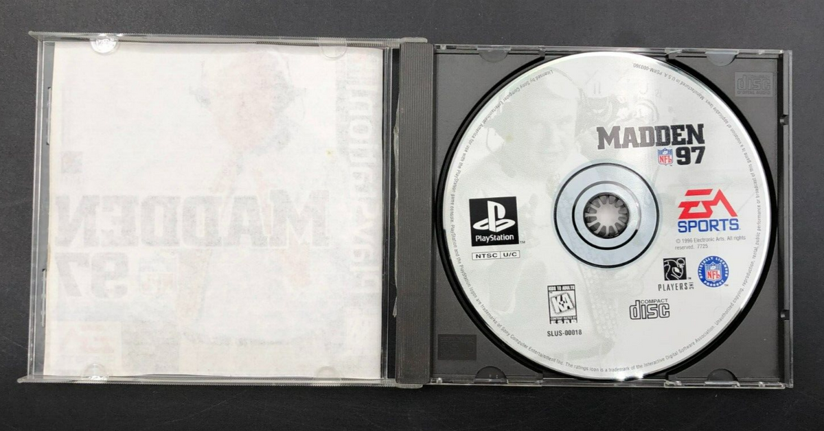 Madden NFL 97 Sony PlayStation 1 (Not Original Case)
