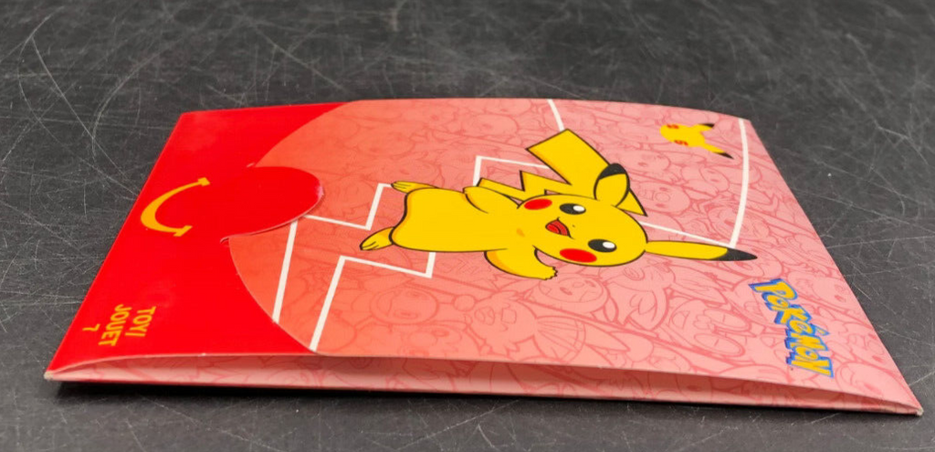 2021 POKEMON 25th Anniversary McDonald Happy Meal Booster Pack Toy 7 *LIKE NEW*