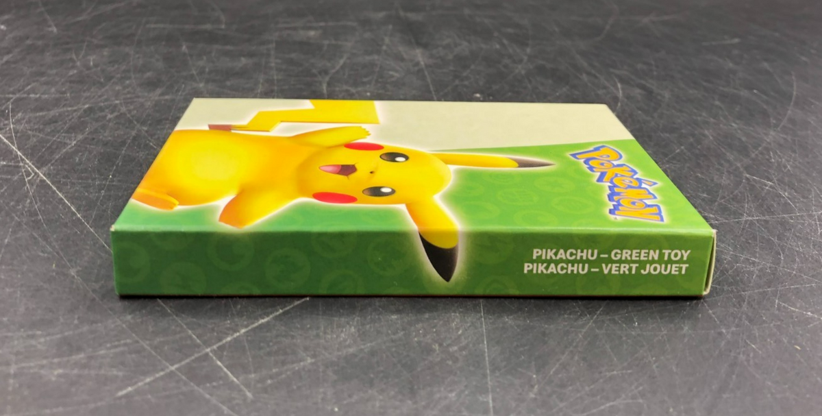 2022 McDonalds Happy Meal Pokemon Match Battle Pack Pikachu - Green Toy - NEW