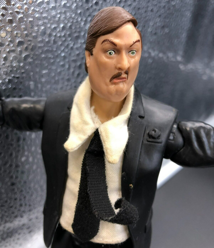 *AS-IS* 2004 JAKKS Pacific WWE Paul Bearer Wrestling Figure *USED, SEE PICS*