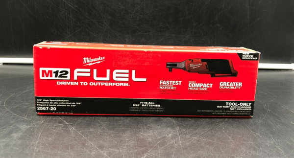 Milwaukee 2567-20 M12 Fuel 3/8" High Speed Ratchet (Tool-Only) - NEW