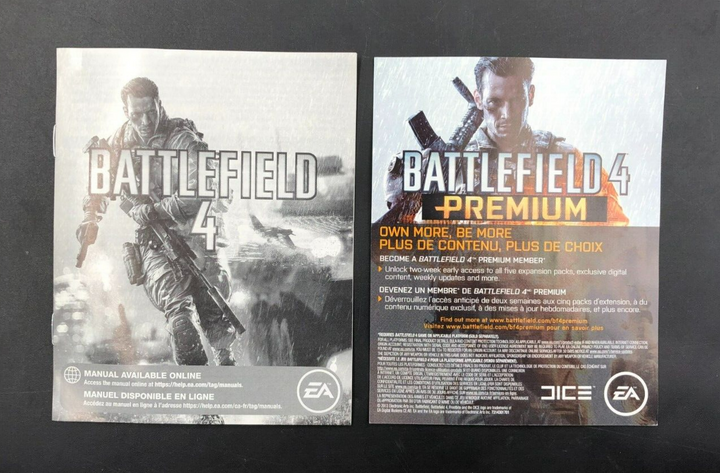 Battlefield 4 (PlayStation 3, PS3) w/ Manual + Insert