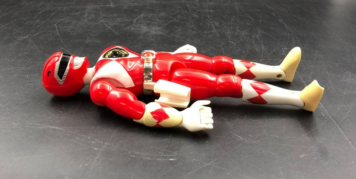 1993 Bandai Mighty Morphin Power Rangers - 8" Red Ranger Action Figure - Used