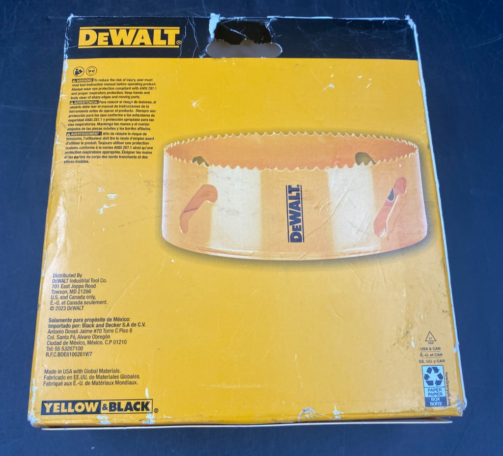 DEWALT 6" (152MM) HOLE SAW DAH180096 *BRAND NEW, SEALED*