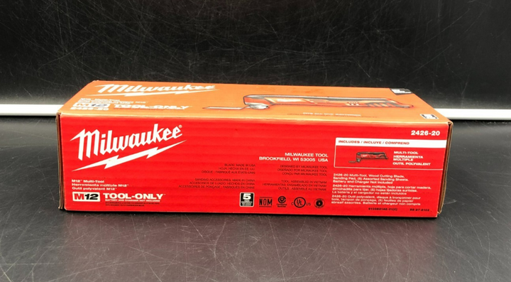 Milwaukee 2426-20 M12 Cordless Multi-Tool (Tool-Only) - BRAND NEW