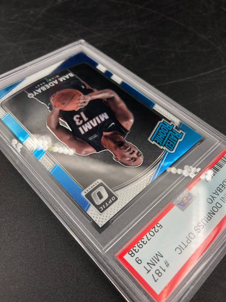 2017-18 Panini Donruss Optic Rated Rookie Bam Adebayo #187 PSA 9 MINT