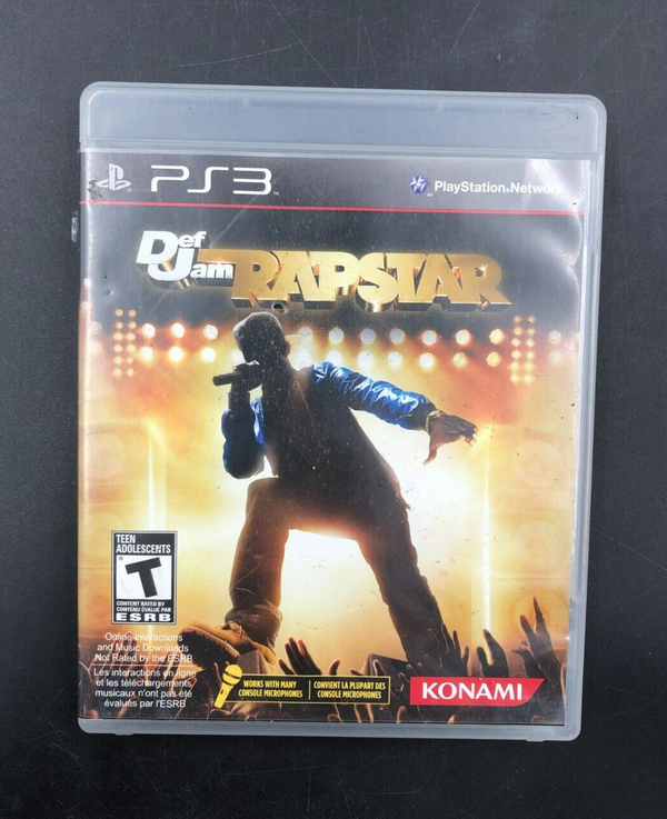 Def Jam Rapstar (PlayStation 3, PS3) w/ Manual