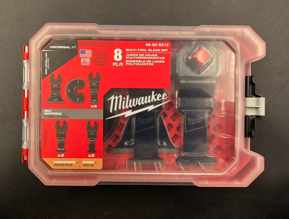 Milwaukee 48-90-9212 8pc. Multi-Tool Blade Set - Universal Fit - NEW