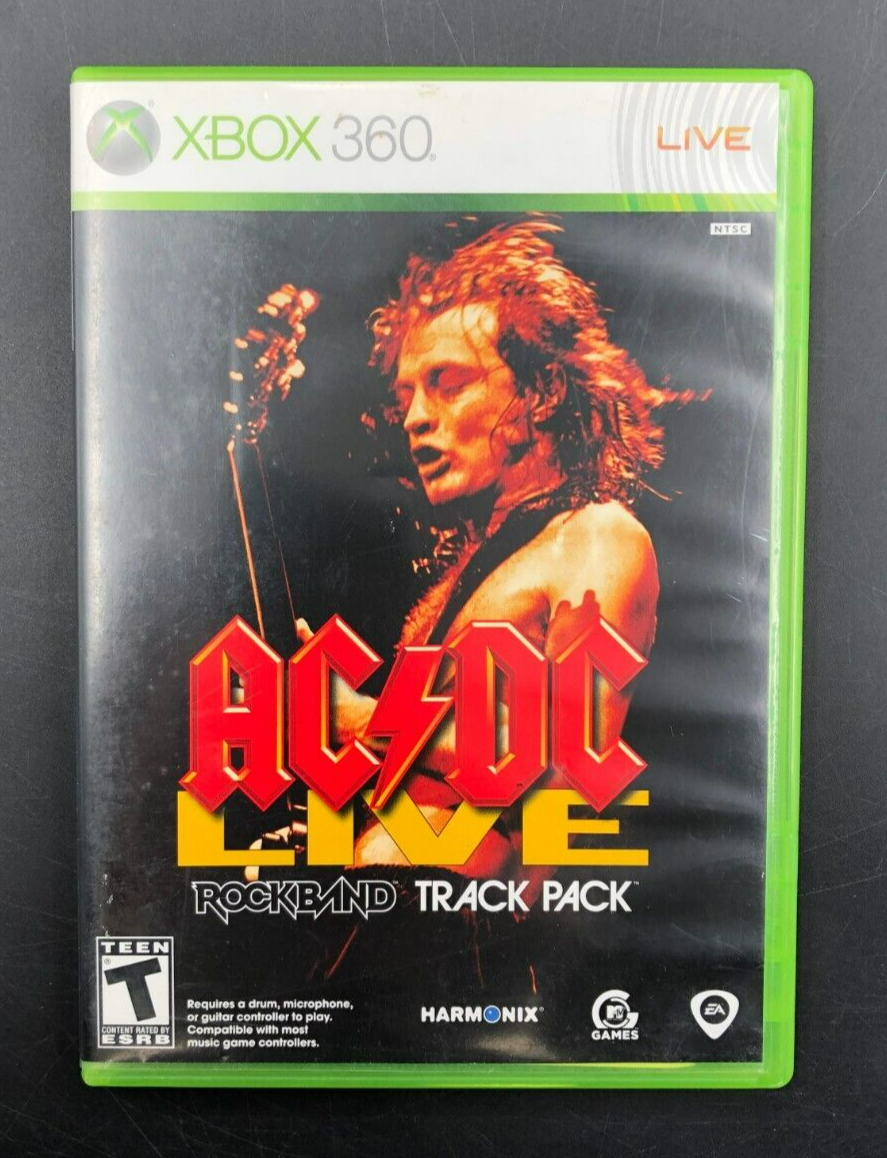 ACDC Live Rock Band Track Pack (XBOX 360) w/ Manual