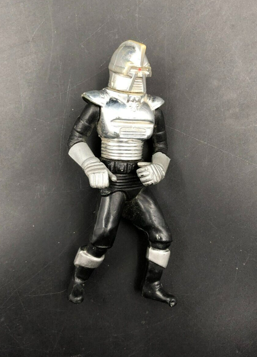 1978 Mattel Battlestar Galactica - 4.5" Cylon Commander Action Figure Chrome