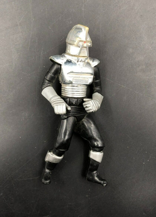 1978 Mattel Battlestar Galactica - 4.5" Cylon Commander Action Figure Chrome