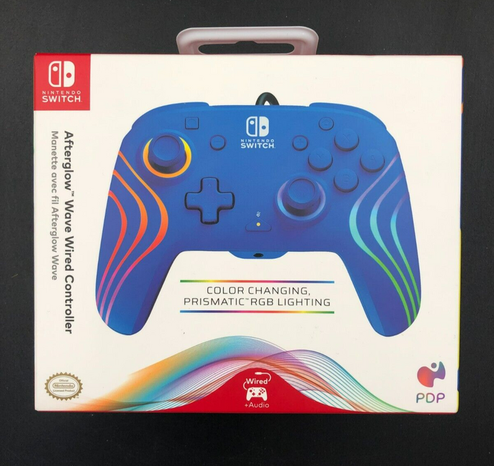 Nintendo Switch Afterglow Wave Wired Controller - NEW~~