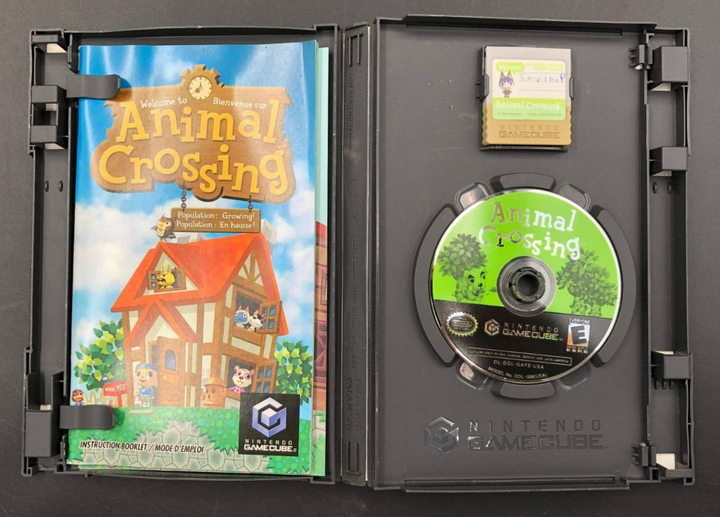 Animal Crossing Nintendo GameCube w/ Memory Card + Manual