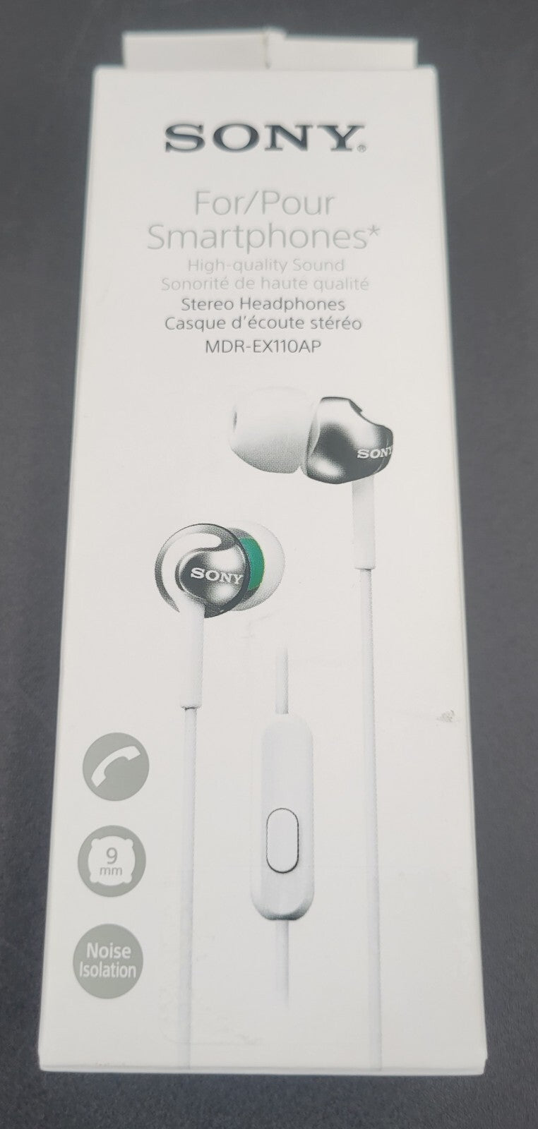 SONY Stereo Headphones (White) *BRAND NEW, SEALED*