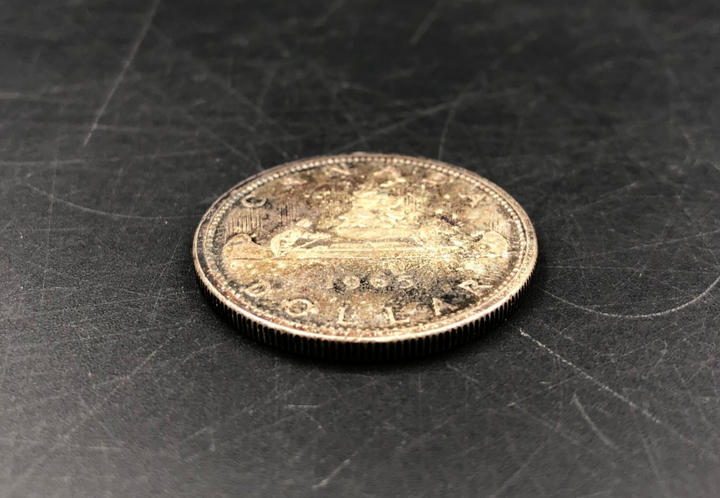 1965 $1 Voyageur Silver Canada Dollar Coin Queen Elizabeth II
