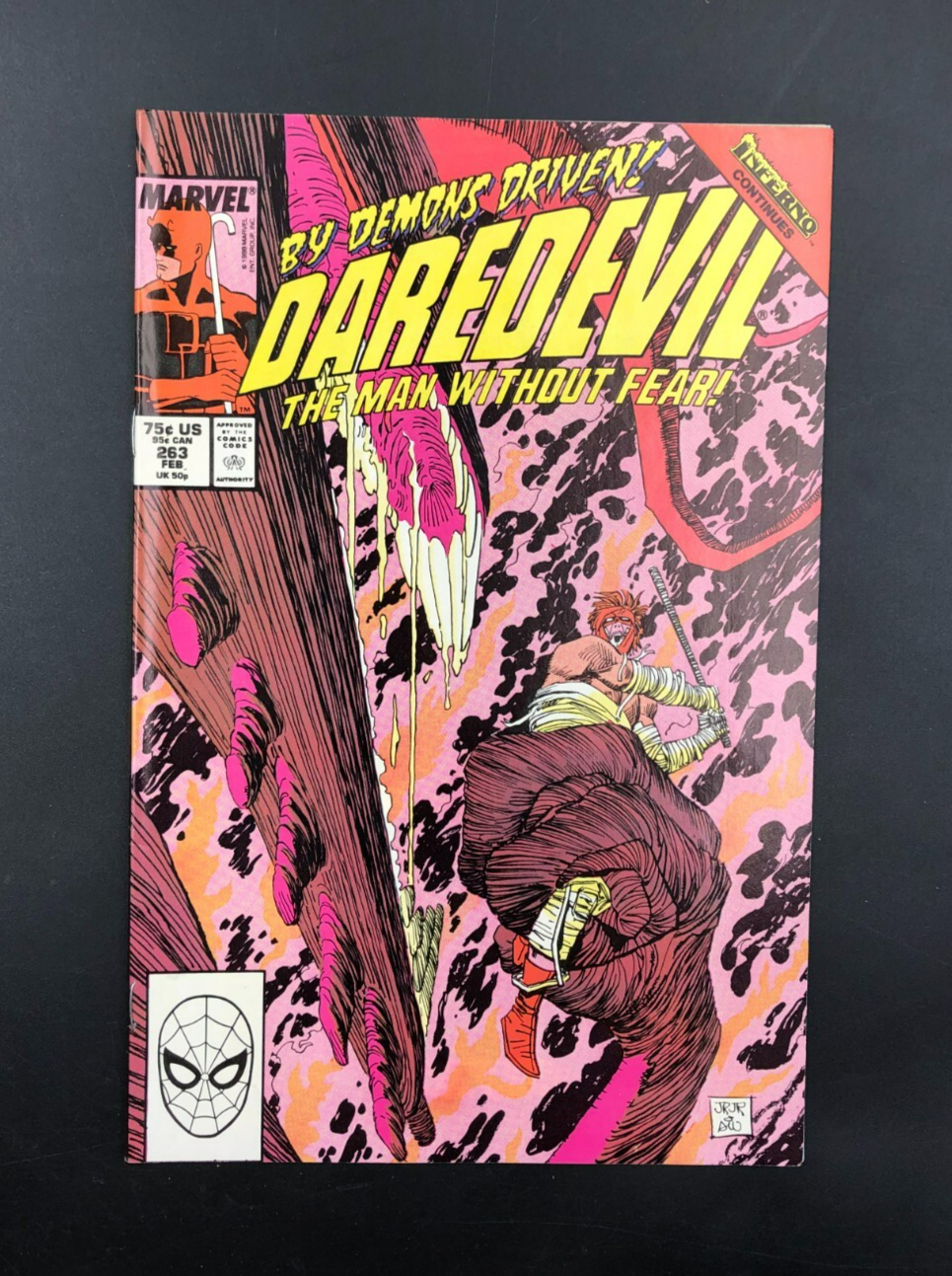 Daredevil: The Man Without Fear! Issue #263 (Marvel Comics) Comic Book Bagged